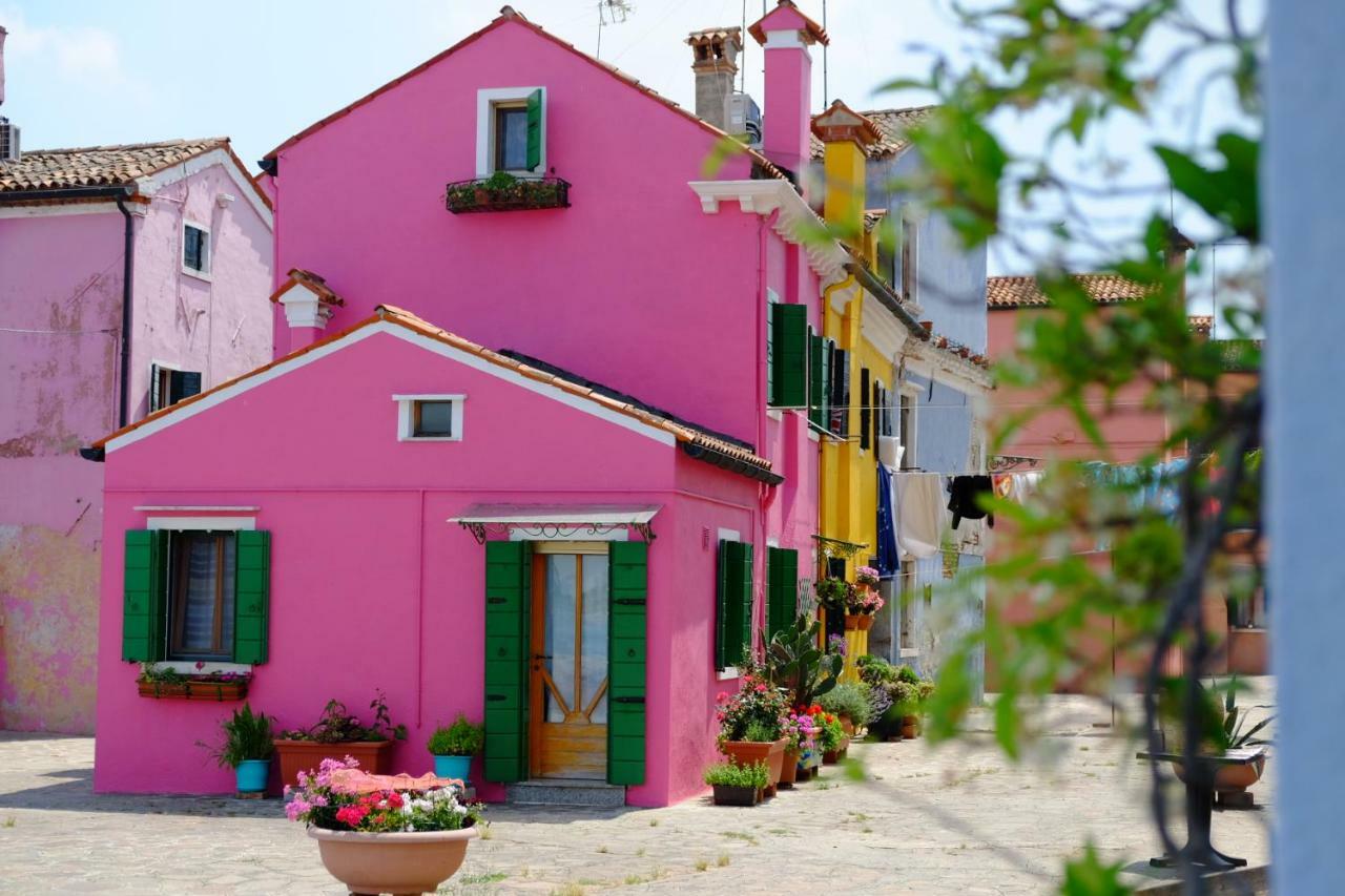 Night Galleria Holiday Home - Bed & Art In Burano - The Pink House المظهر الخارجي الصورة